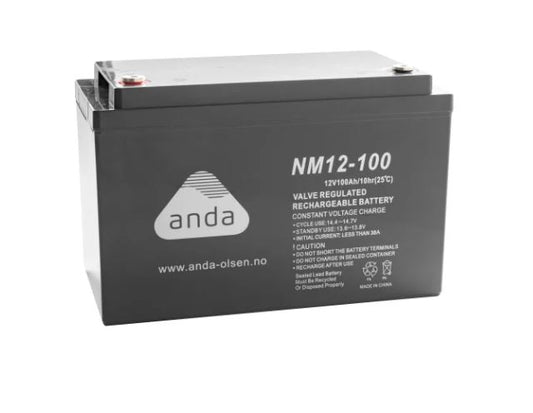 NM12-100 AGM BATTERI 12V 100AH