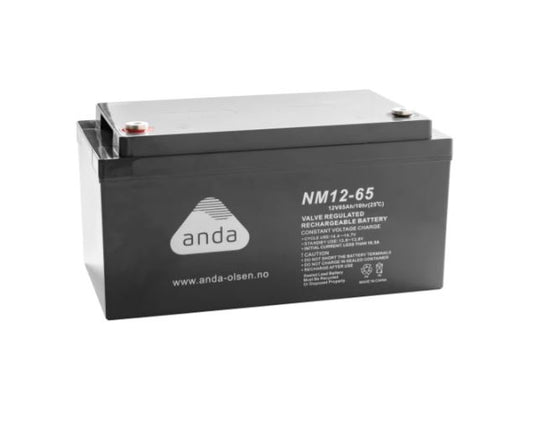 NM12-65 AGM BATTERI 12V 65AH