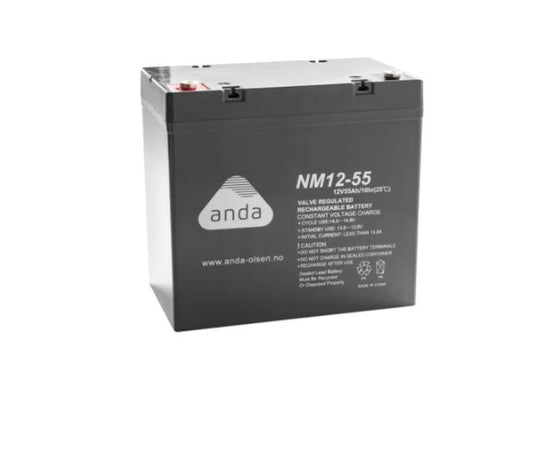 NM12-55 AGM BATTERI 12V 55AH