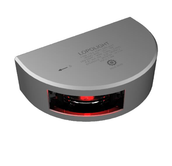 NAV LIGHT 3NM, 112.5° RED PORT, VM, 2.5M CABLE