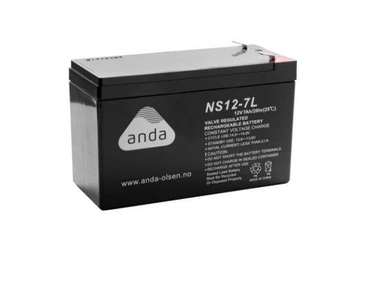 NS12-7L AGM BATTERI 12V 7AH LONGLIFE