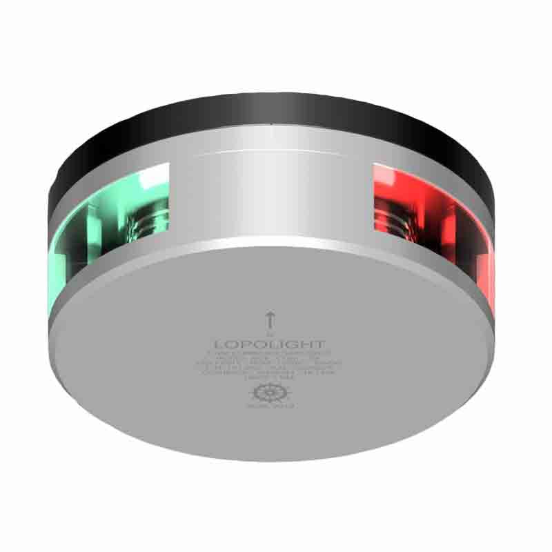 NAV LIGHT 1NM, GREEN/RED, HM-UPSIDE DOWN, 2.5M CABLE