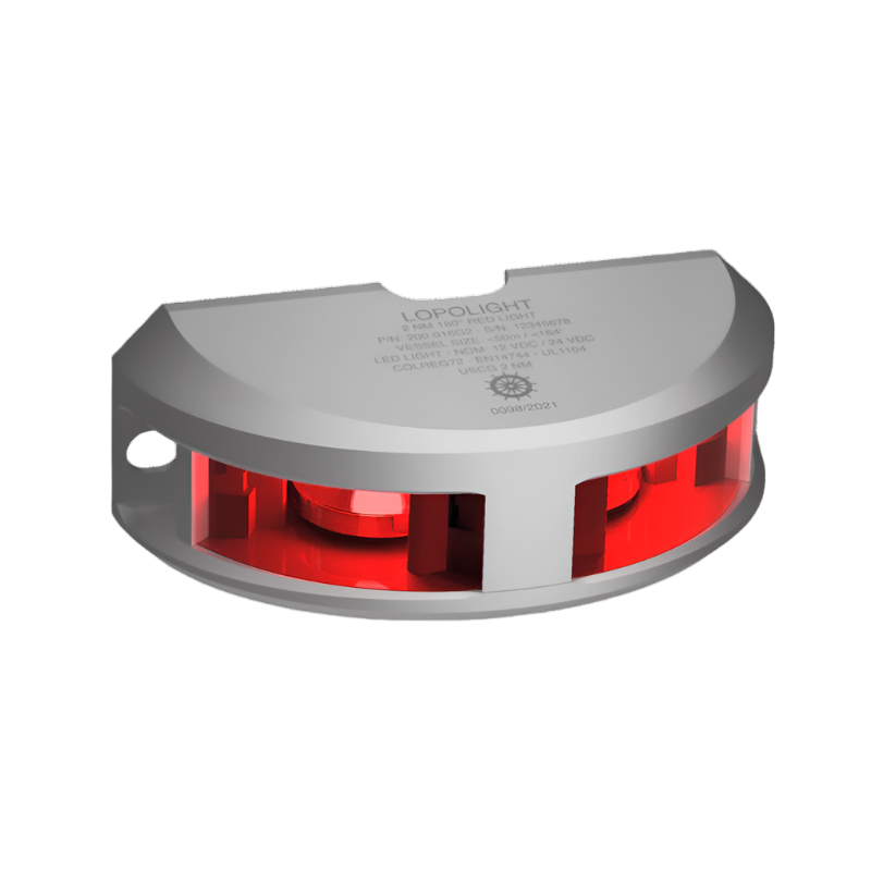 NAV LIGHT 2NM, 180° RED, VM, 0.7M CABLE