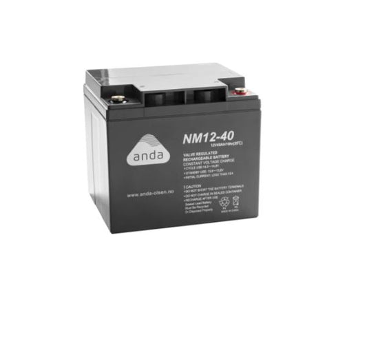 NM12-40 AGM BATTERI 12V 40AH
