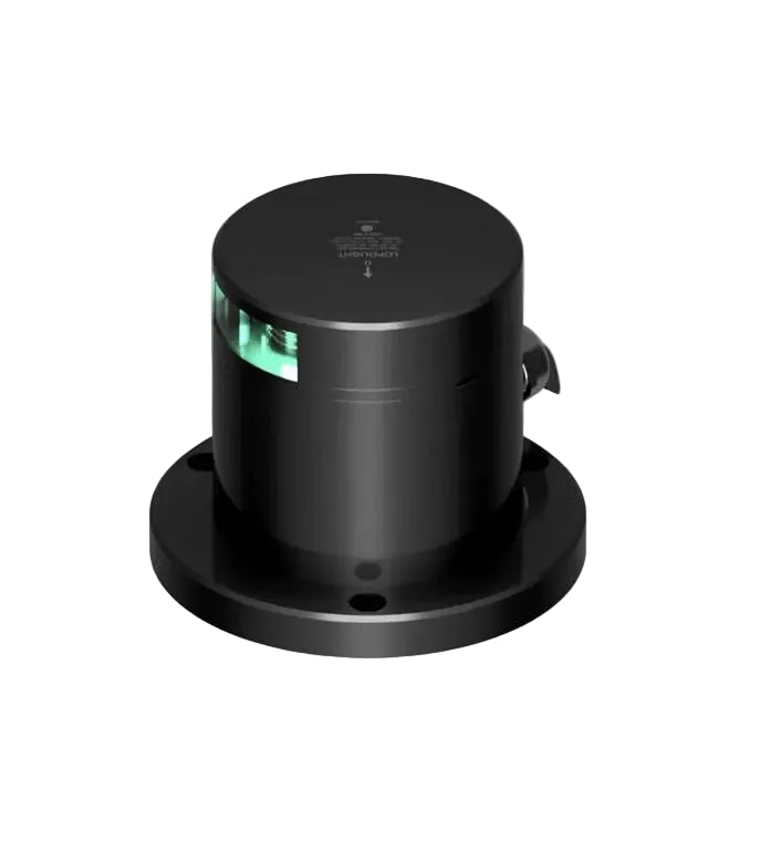 NAV LIGHT 3NM, 112,5° GREEN STB, HM, SINGLE, BLACK