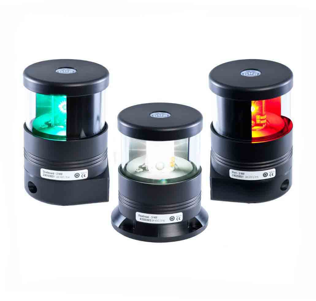 DHR40LED ALL ROUND RED 24V 2NM BASE MOUNTING