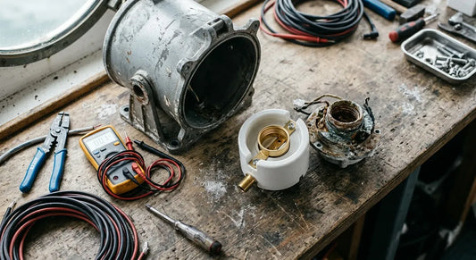 How to Maintain and Replace Halogen Lamp Holders in Marine Spotlights