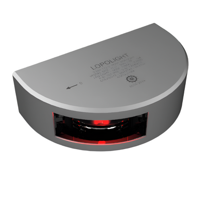 NAV LIGHT 2NM, 112.5° RED PORT, VM, 2.5M CABLE