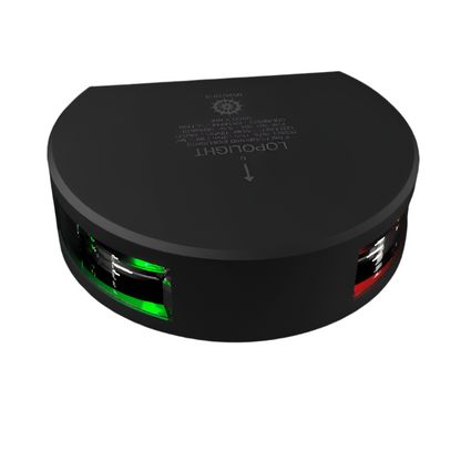 NAV LIGHT 2NM, GREEN/RED, COMB. SIDEL., VM, 2.5M CABLE, BLACK