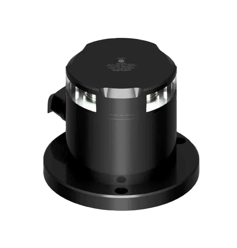 NAV LIGHT 2NM, 360° WHITE, BLACK ANODIZED