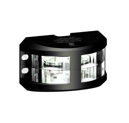 NAV LIGHT 3NM 180° WHITE, DOUBLE, BLACK ANODIZED