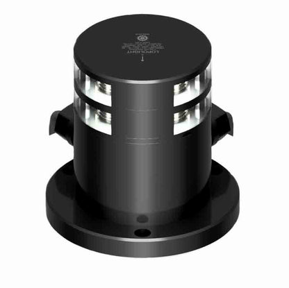 NAV LIGHT 3NM, WHITE MASTHEAD, DOUBLE, HM, BLACK