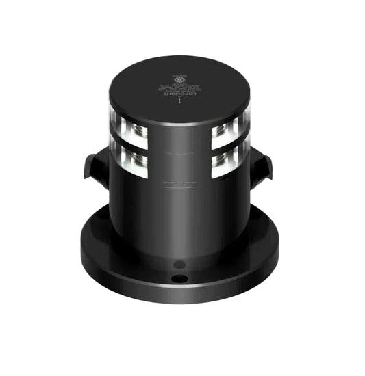 NAV LIGHT 3NM, 225° WHITE MASTHEAD, DOUBLE, HM, BLACK