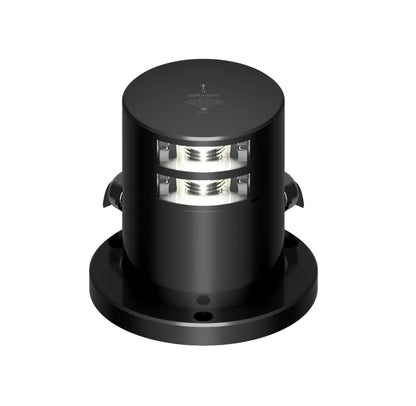 NAV LIGHT 2NM, 135° WHITE STERN, DOUBLE, HM, BLACK