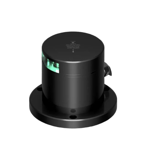 NAV LIGHT 3NM, 112,5° GREEN STB, HM, BLACK