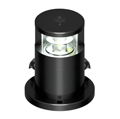 NAV LIGHT 6NM, WHITE MASTHEAD, HM, DOUBLE, BLACK