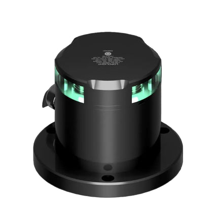 NAV LIGHT 2NM, 360° GREEN, HM, BLACK