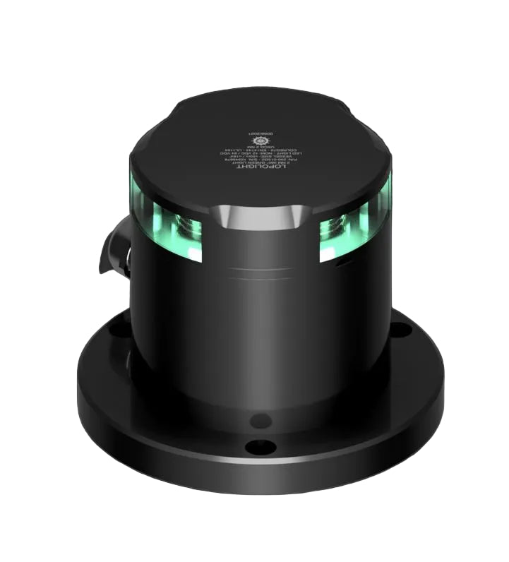 NAV LIGHT 2NM, 360° GREEN, HM, BLACK