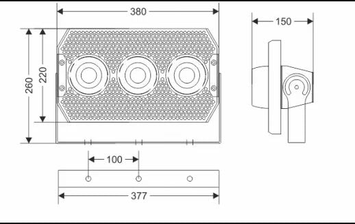 FLOODLIGHT APOLLO 150 SB