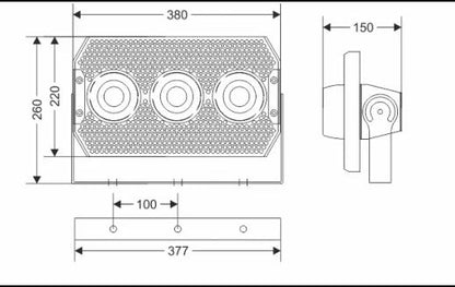 FLOODLIGHT APOLLO 150 SB