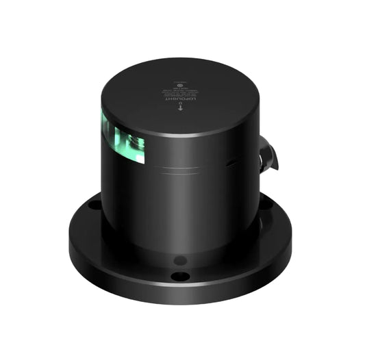 NAV LIGHT 2NM, 112,5° GREEN STARBOARD, BLACK ANODIZED