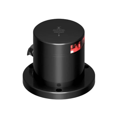 NAV LIGHT 2NM, 112,5° RED PORT, BLACK ANODIZED