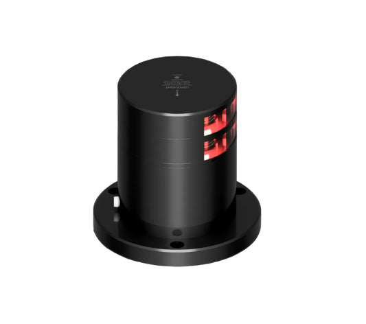 NAV LIGHT 2NM, 112,5° RED PORT, DBL BLK, EX ZONE 1&2