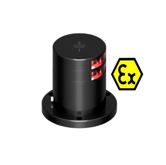 NAV LIGHT 2NM, 112,5° RED PORT, DBL BLK, EX ZONE 1&2