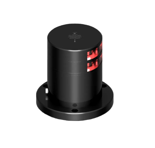 NAV LIGHT 2NM, 112,5° RED PORT, DBL, BLK, EX ZONE 1&2