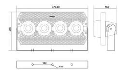 FLOODLIGHT APOLLO 200 SB