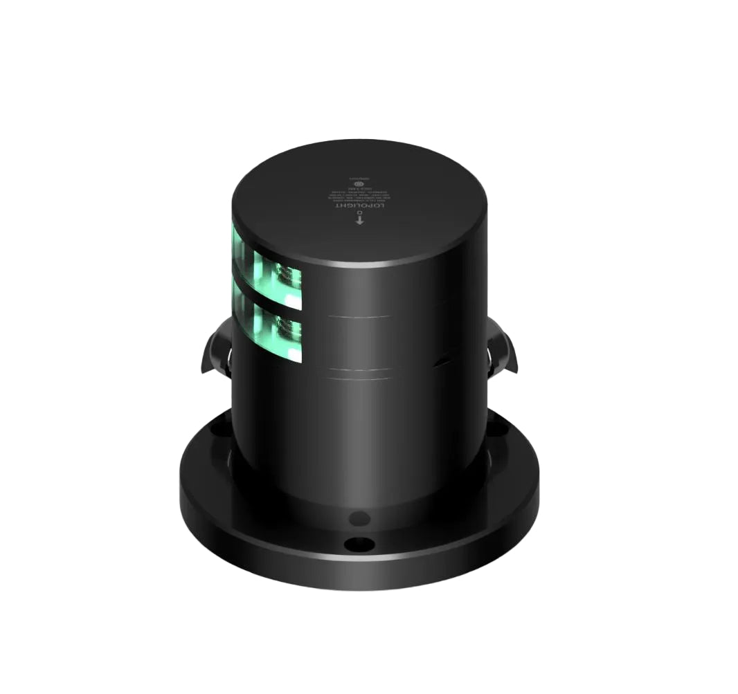 NAV LIGHT 3NM, 112,5° GREEN STB, HM, DOUBLE, BLACK