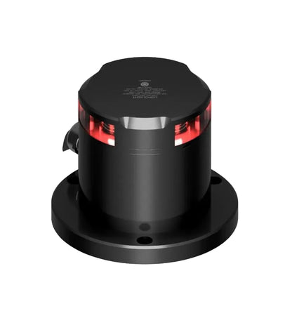 NAV LIGHT 3NM, 360° RED, HM, BLACK