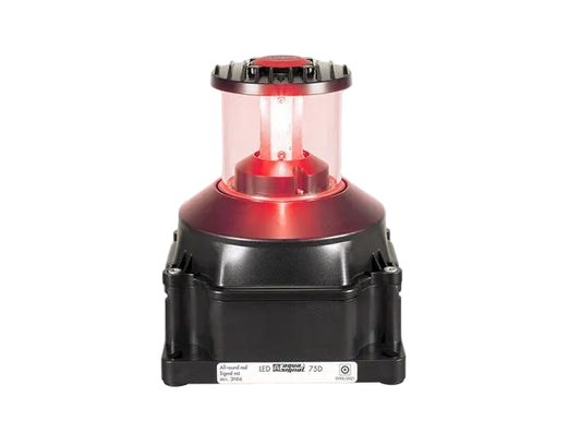 75D LED A/R RED 360° 115-230VAC