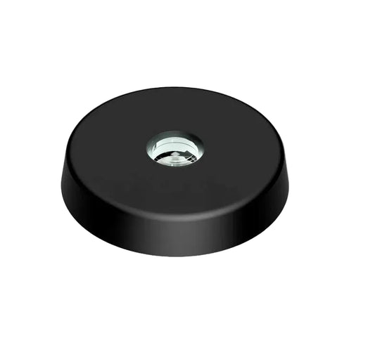DECKLIGHT WHITE/WHITE/RED LIGHT SURFACE MNT, BLACK
