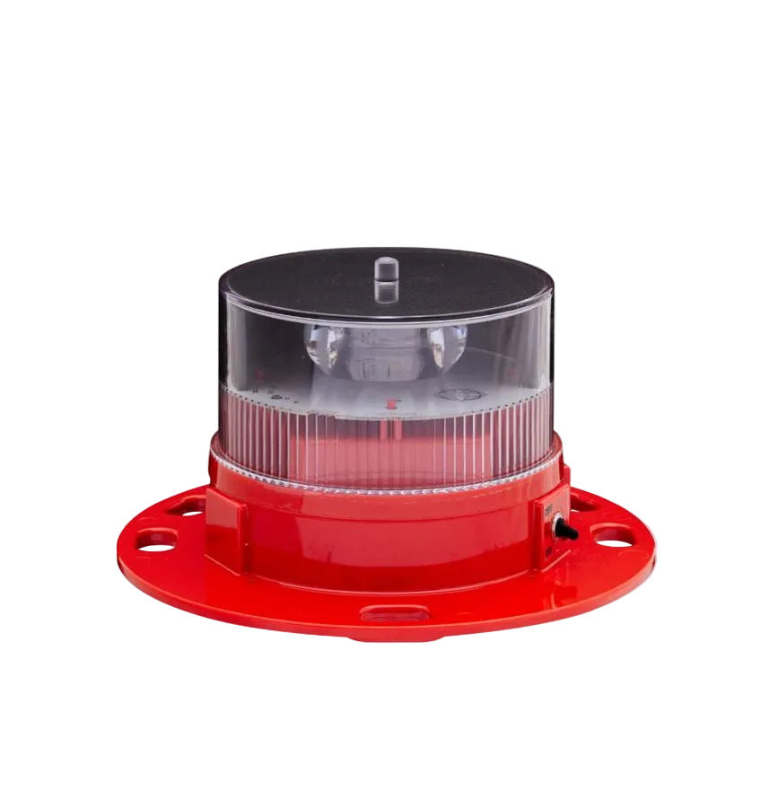 BARGESAFE SOLAR 2NM 112,5 DEG. SIDELIGHT RED