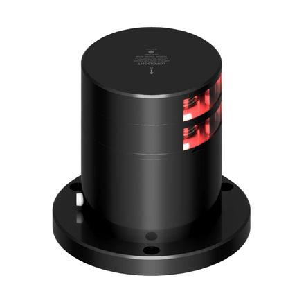 NAV LIGHT 2NM, 112,5° RED PORT, DBL, BLK, EX ZONE 1&2