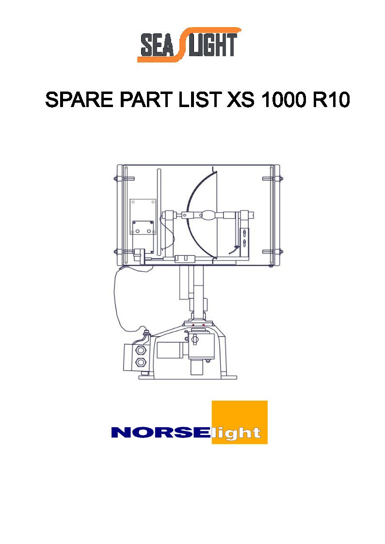 XS 1000 R10 SPARE PART LIST