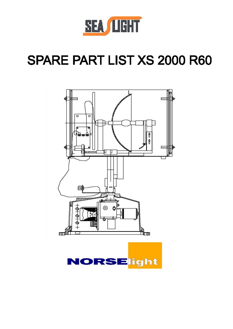 XS 2000 R60 SPARE PART LIST