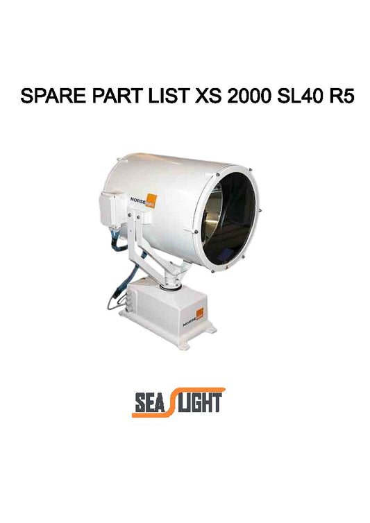 XS 2000 SL40 R5 SPARE PART LIST