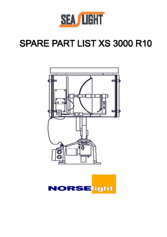 XS 3000 R10 SPARE PART LIST