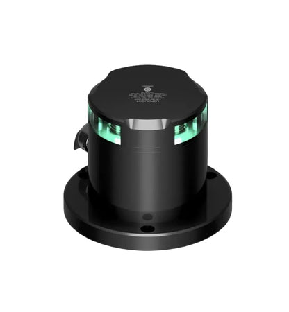 NAV LIGHT 2NM, 360° GREEN, HM, BLACK