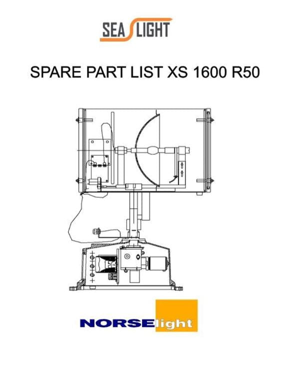 XS 1600 R50 SPARE PART LIST